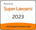 Logo Recognizing Cucinelli Geiger, PC's affiliation with Super Lawyers
